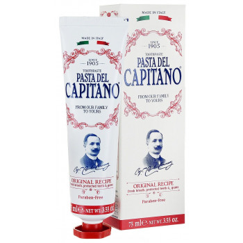 Премиум Зубная паста "Оригинальный рецепт" Pasta del Capitano, 75 мл.0